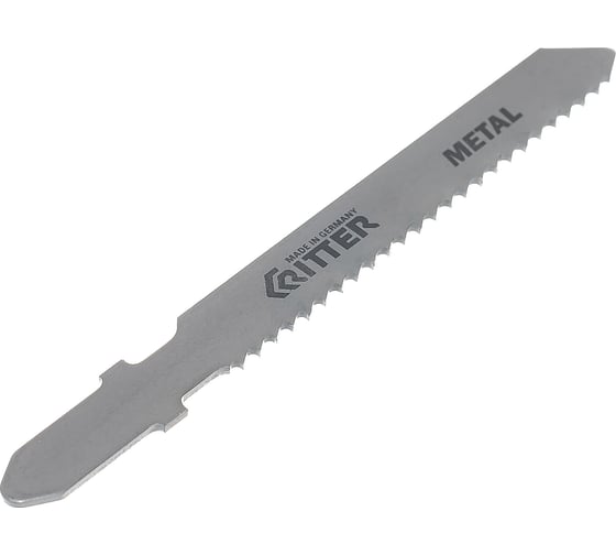 Пилки по стали Т118B (2 шт; 75х50 мм; шаг 2 мм; 12TPI; HSS) для лобзиков RITTER 3113-2