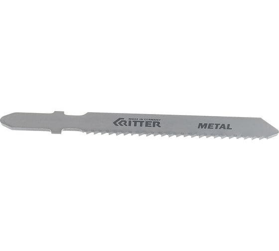 Пилки по стали Т118B (2 шт; 75х50 мм; шаг 2 мм; 12TPI; HSS) для лобзиков RITTER 3113-2