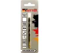 Сверло по металлу EC Gold&Black (10 мм; HSS-G M2; DIN 338 RN) RITTER PS14210001