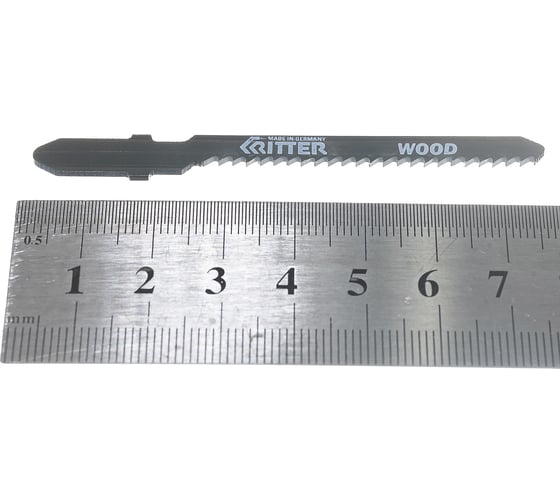 Пилки по дереву Т119BO (2 шт; 75х50 мм; шаг 2 мм; 12 TPi; CrV) для лобзиков RITTER 3109-2