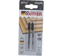 Пилки по дереву Т101AO (2 шт; 75х50 мм; шаг 1.3 мм; 20 TPi; CrV) для лобзиков RITTER 3171-2