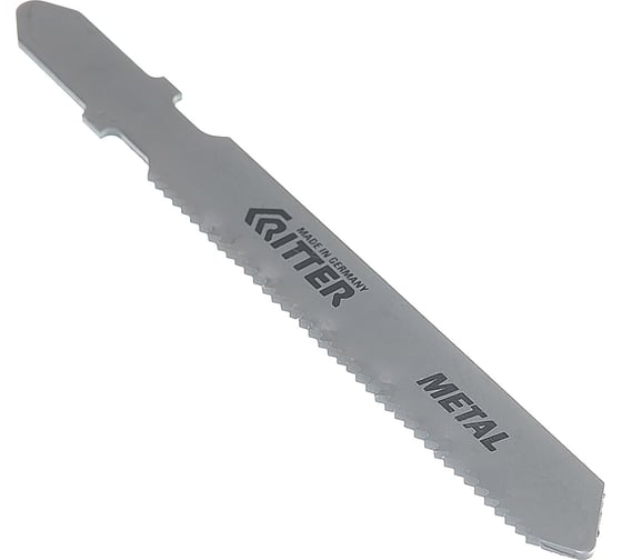Пилки по стали Т118A (2 шт; 75х50 мм; шаг 1.2 мм; 21TPi; HSS) для лобзиков RITTER 3111-2
