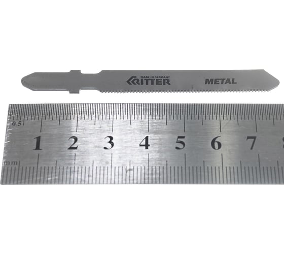 Пилки по стали Т118G (2 шт; 75х50 мм; шаг 0.9 мм; 28TPi; HSS) для лобзиков RITTER 3110-2