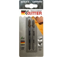 Пилки по ламинату BiM (2 шт; 80х55 мм; шаг 1.9 мм; 13TPi) для лобзиков RITTER 3141-F-2