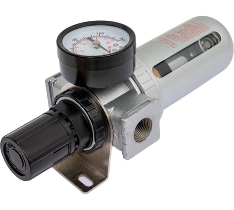 Фильтр влагоотделитель с индикатором давления 3/8" для пневмосистемы Forsage F-AFR803(47049)