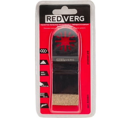 Полотно пильное с твердосплавным зерном 820801 (20x32.5x96 мм) для МФИ REDVERG 6659309