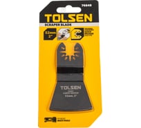 Насадка для реноватора шабер полукруглая, 65Mn, по снятия краски, клея, 52x1 мм TOLSEN 76848