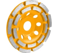 Чашка алмазная шлифовальная 115x22.2 мм, двухрядная TOLSEN 76684