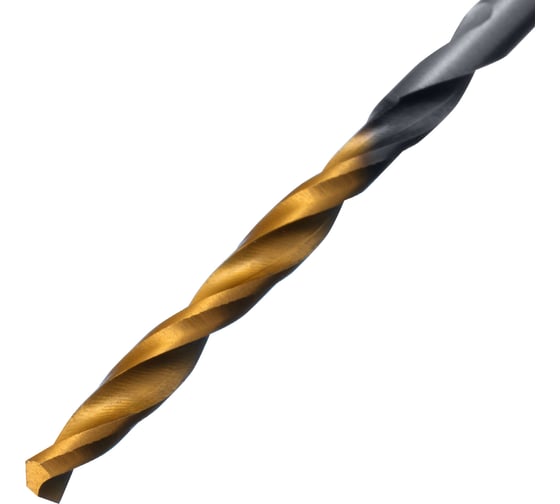 Сверло спиральное по металлу 2x49 мм, Р6М5, Golden Tip, 2 шт Denzel 718223