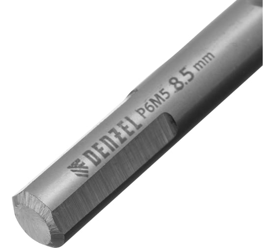 Сверло спиральное по металлу 8.5x117 мм, Р6М5, Golden Tip Denzel 718240