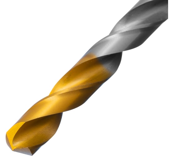 Сверло спиральное по металлу 8.5x117 мм, Р6М5, Golden Tip Denzel 718240