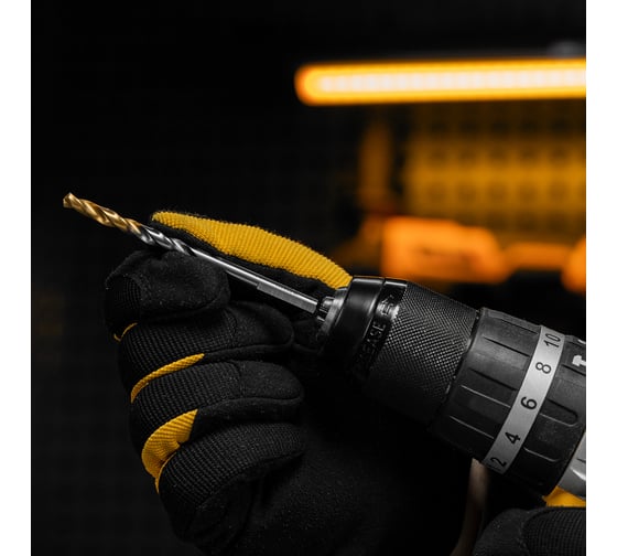 Сверло спиральное по металлу 5.5x93 мм, Р6М5, Golden Tip Denzel 718234