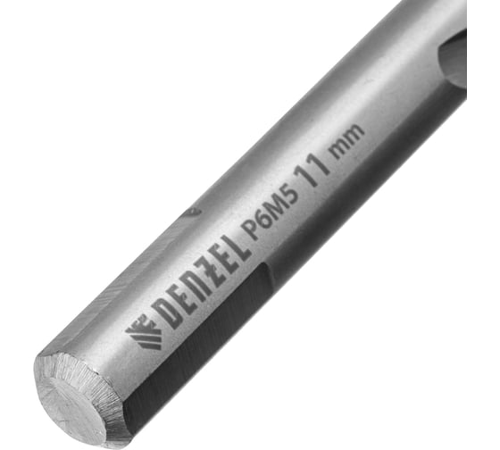 Сверло спиральное по металлу 11x142 мм, Р6М5, Golden Tip Denzel 718243