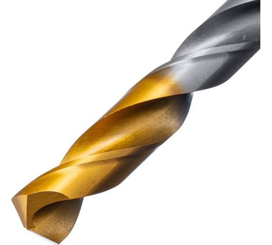 Сверло спиральное по металлу 11x142 мм, Р6М5, Golden Tip Denzel 718243