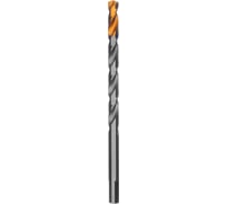 Сверло спиральное по металлу 10x184 мм, Р6М5, Golden Tip, удлиненное Denzel 718263
