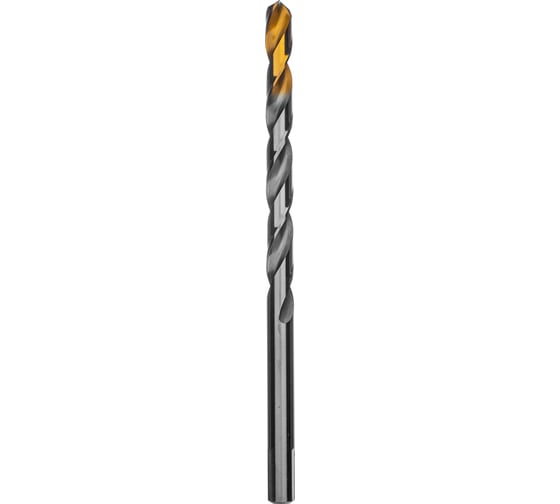 Сверло спиральное по металлу 11x195 мм, Р6М5, Golden Tip, удлиненное Denzel 718264 1