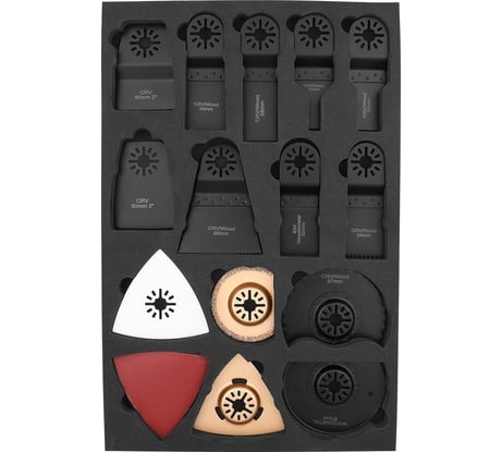 Набор универсальных насадок в кейсе DKBS24 24 предмета для реноватора DEKO 065-0908