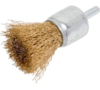 Щетка для дрели "чашка" Industrial 24 мм, шпилька, витая проволока TOLSEN 77546
