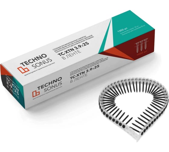 サモーン Саморезы на ленте TC-XTN (1000 шт; 3.9х25 мм) ТехноСонус