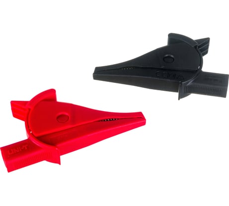 Крокодилкомплект, UNI-T UT-C02B M4 красн/чернCAT III 1000V/CAT IV 600V 10A 00-00005630