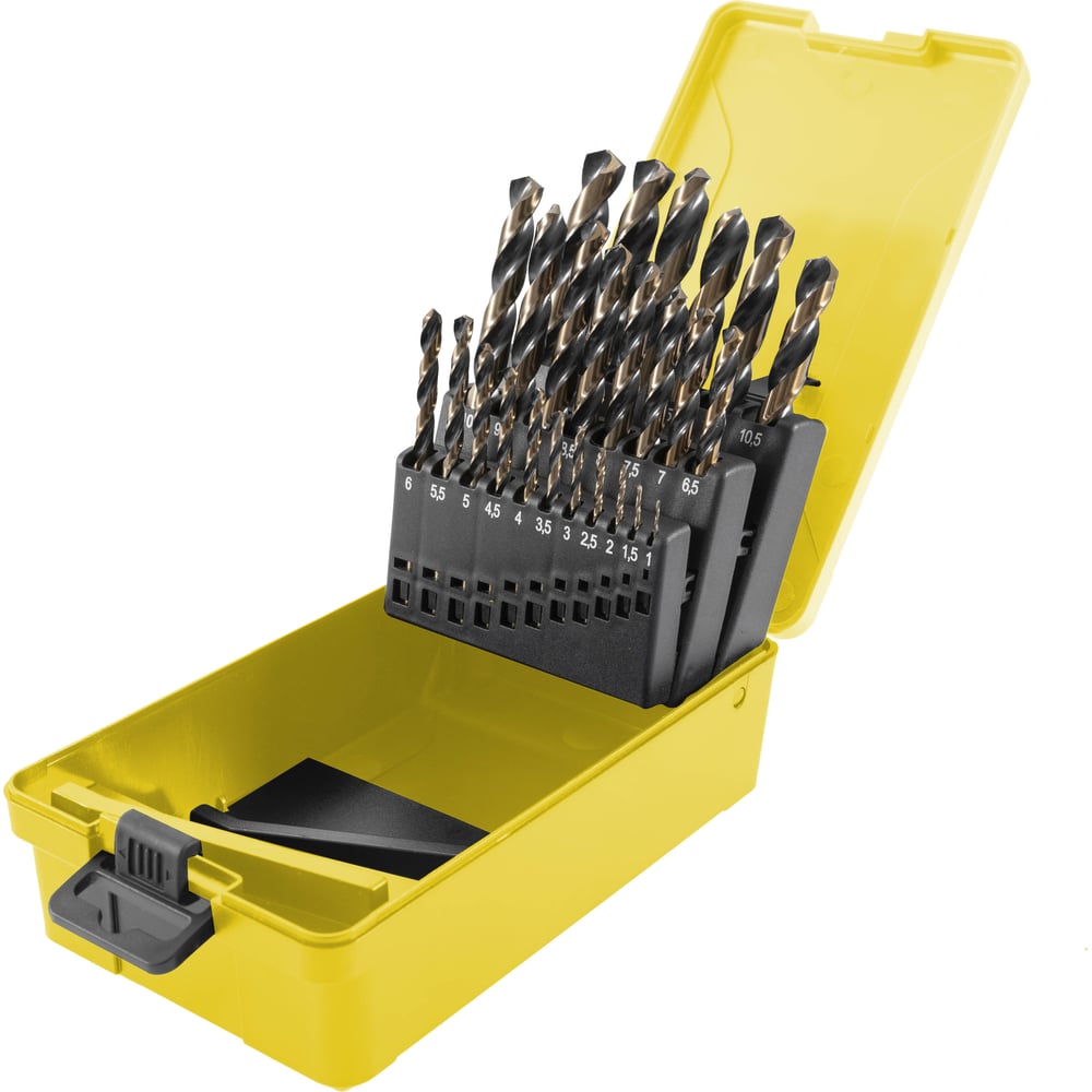 Набор сверл по металлу 25 предметов, 1-13 мм, HSS-G Inforce 11-01-705 ...