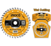 Диск алмазный ультратонкий INDUSTRIAL (115х8х0.8х20/22 мм) INGCO DMD031151HT