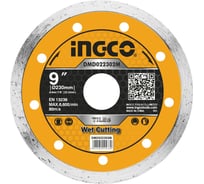 Диск алмазный сплошной (230х5х2.5х22 мм) INGCO DMD022302M