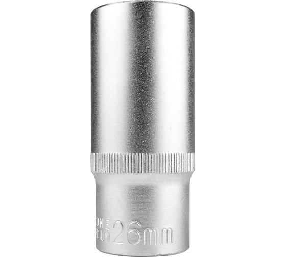 Головка двенадцатигранная удлиненная (26 мм; 1/2") AV Steel AV-521226