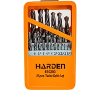 Набор сверл по металлу HSS (25 мм; 1-13 мм) HARDEN 610293