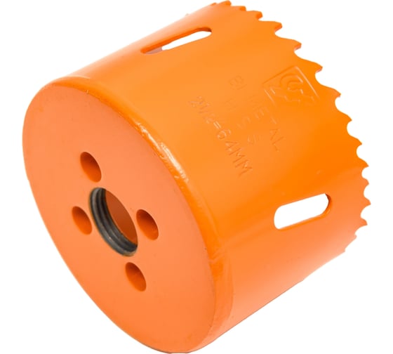 Коронка BIMETAL (64 мм; HSS+65MN; переменный шаг зуба) HARDEN 610525