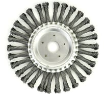 Щетка дисковая жгутовая Д175x13x22.2, ворс сталь 0.80 мм (код 13-075) EuroBrush №EB-DST608L