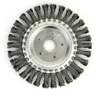 Щетка дисковая жгутовая Д150x13x22.2 мм, ворс сталь 0.80 мм (код 13-070) EuroBrush №EB-DST508L