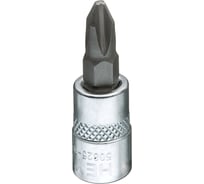 Головка торцевая с вставкой-битой (РН2; L-36 мм; 1/4DR) HEYTEC HE-50825320283