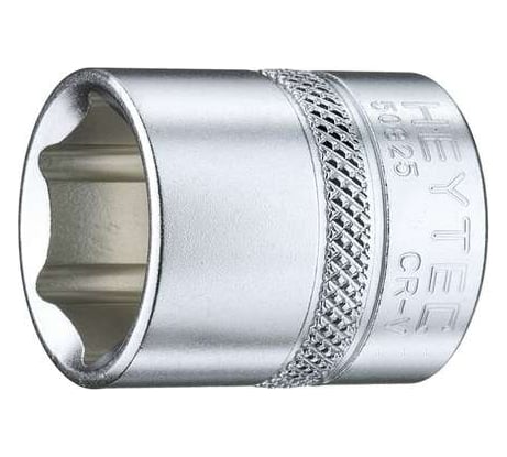 Головка торцевая шестигранная с защитой профиля (12 мм; L-25 мм; 1/4DR) HEYTEC HE-50825601283