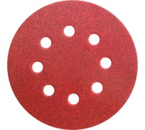 Шлифовальный круг на липучке Orientcraft 125мм Р60 8 отверстий по лаку, краске, дереву (упак. 50шт) 108.060C60