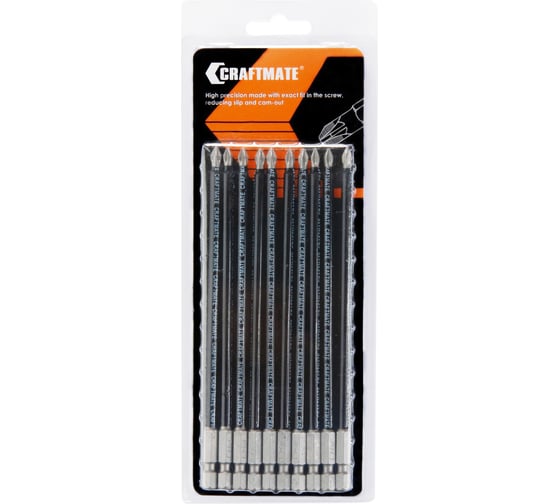 Биты в блистере Craftmate (10 шт; PH1; 150 мм; s2) Novocraft В42-22-1501 1