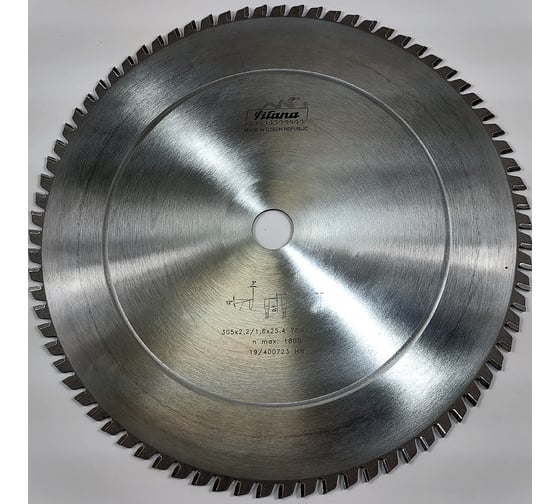 Пила дисковая TCT 305x2.2/1.8x25.4 мм, z78 64 WZ/FA/F Pilana CT00650425 1