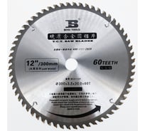 Пильный диск с твердосплавными зубьями 300x30x25.4 мм, 60T BOSI BS301260