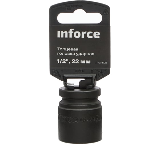 Торцевая головка ударная (22 мм; 1/2DR) INFORCE 11-01-628