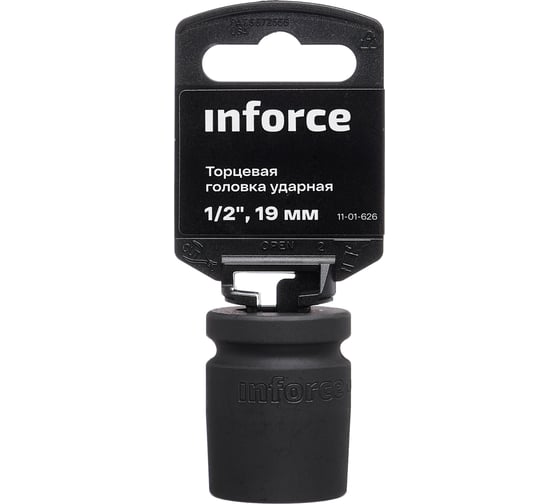 Торцевая головка ударная (19 мм; 1/2DR) INFORCE 11-01-626