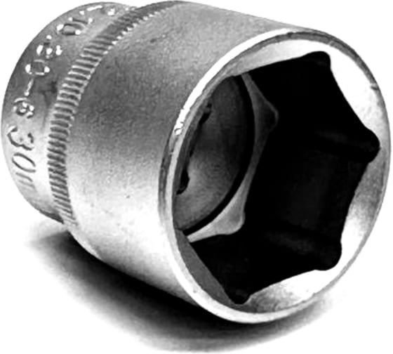 Короткая торцевая головка 30 мм, 1/2"DR Станкоимпорт CS-12.10.30-6 1