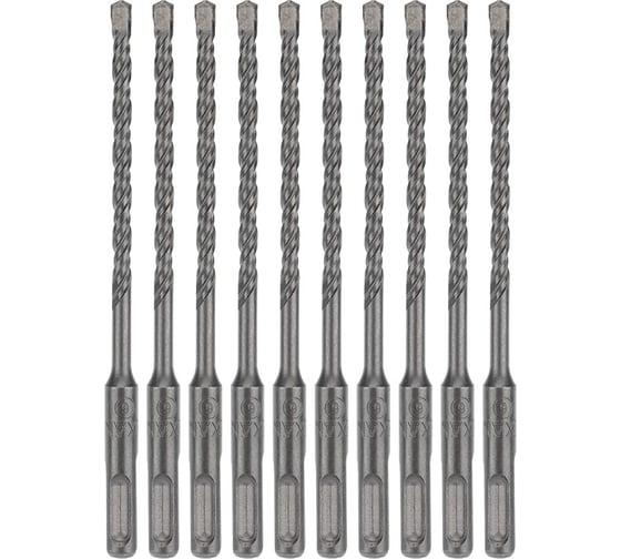 Бур по бетону REXANT 6x160 мм SDS PLUS 10 шт 91-0011-4