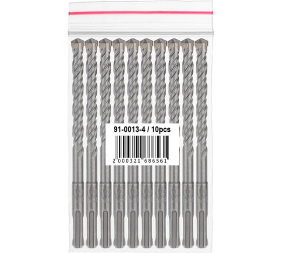 Бур по бетону REXANT 10x160 мм SDS PLUS 10 шт 91-0013-4