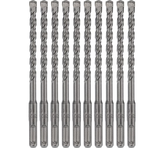 Бур по бетону REXANT 10x210 мм SDS PLUS 10 шт 91-0019-4