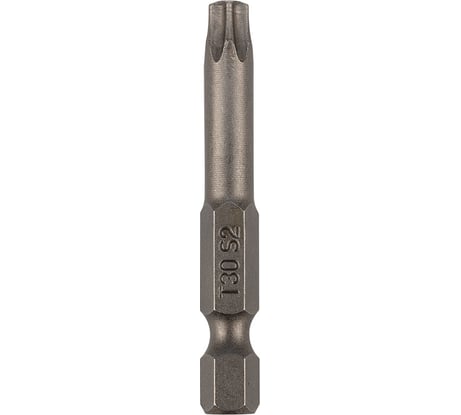 Бита REXANT Torx T-30, 50 мм для шуруповерта сталь S2 уп 10 шт 92-0430