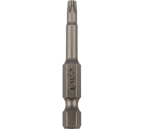 Бита REXANT Torx T-20, 50 мм для шуруповерта сталь S2 уп 10 шт 92-0427