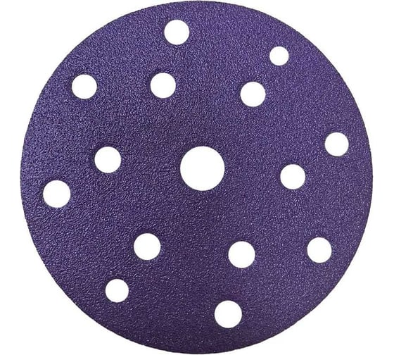 Шлифовальный круг 275 Ceramic Film Р320, D150 мм, 15 отверстий, 50 шт A1 275CF-0320-set50