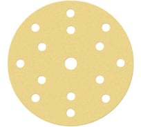 Шлифовальный круг 255 Gold paper Р80, 15 отверстий, D150 мм, 50 шт A1 255Gold-0080-set50