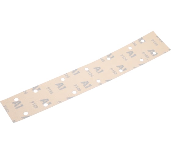 Шлифовальная полоса 290 Ceramic paper Р180, 15 отверстий, 70х420 мм, 50 шт A1 290CPS-0180-set50