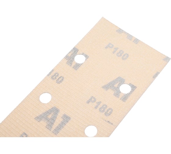 Шлифовальная полоса 290 Ceramic paper Р180, 15 отверстий, 70х420 мм, 50 шт A1 290CPS-0180-set50